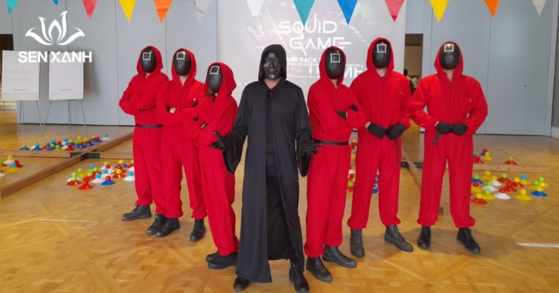 Squid Game phi&ecirc;n bản Halloween
